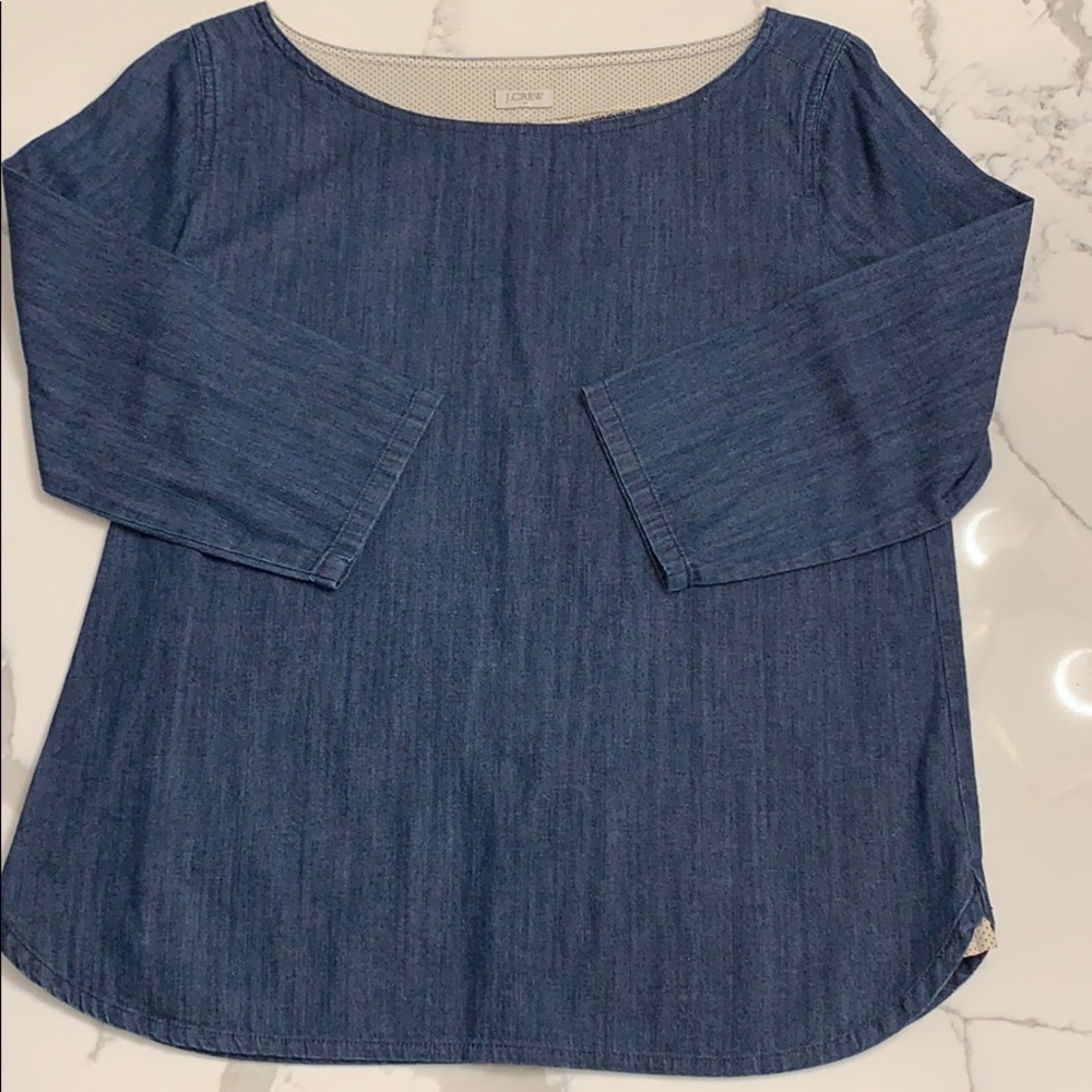 J. Crew Jean Blouse